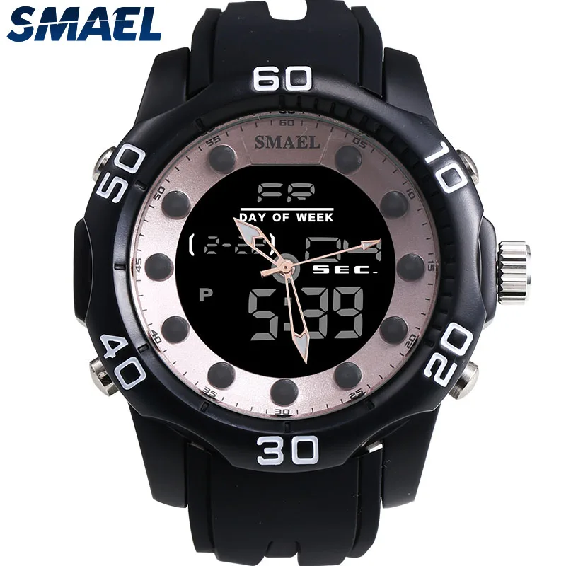 Men's Watches SMAEL Brand Aolly Dual Display Time Clock Fashion Casual Electronics Swim Dress Wristwatches 2017 Hot Selling 1112
Men's Watches SMAEL Brand Aolly Dual Display Time Clock Fashion Casual Electronics Swim Dress Wristwatches 2017 Hot Selling 1112