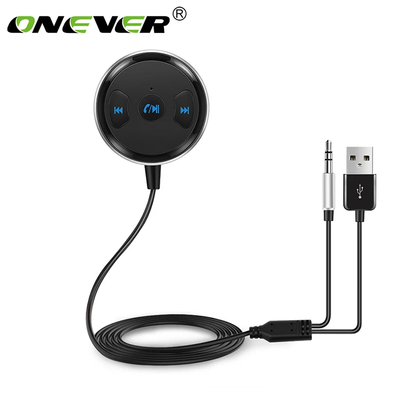 Onever Wireless 3.5mm Bluetooth Receiver Hands Free Car Kit AUX A2DP Streaming Kit Support Siri for Speaker Headphone Car Stereo
Onever Wireless 3.5mm Bluetooth Receiver Hands Free Car Kit AUX A2DP Streaming Kit Support Siri for Speaker Headphone Car Stereo