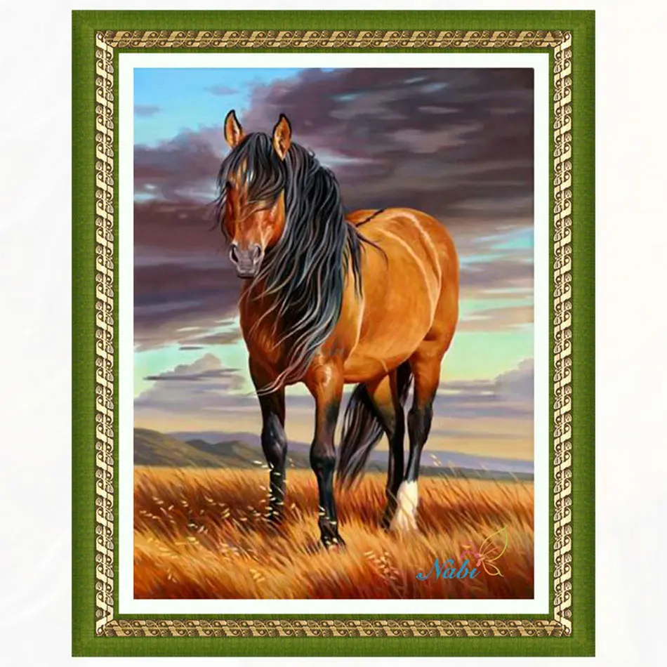 Square diamond mosaic painting diamond embroidery cross stitch Horse - 5d diy full rhinestones icons kits 006BB
Square diamond mosaic painting diamond embroidery cross stitch Horse - 5d diy full rhinestones icons kits 006BB