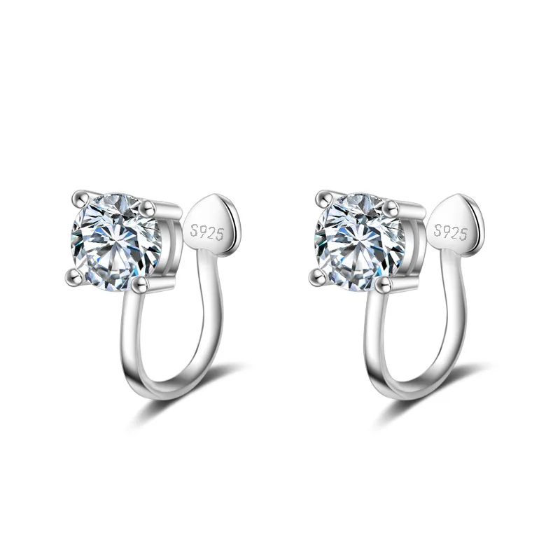 New Clip Earrings Silver-color Classic Design Customized For No Ear Hole Women Convenience Earring Fashion Jewelry Ear Clip
New Clip Earrings Silver-color Classic Design Customized For No Ear Hole Women Convenience Earring Fashion Jewelry Ear Clip