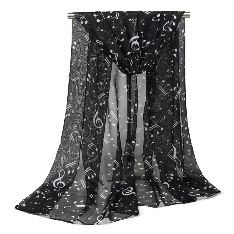 New Fashion Musical Note Chiffon Scarves Women's Shawl Long Stoles Spring Muffler Infinity Scarf New hijab silk scarf
New Fashion Musical Note Chiffon Scarves Women's Shawl Long Stoles Spring Muffler Infinity Scarf New hijab silk scarf