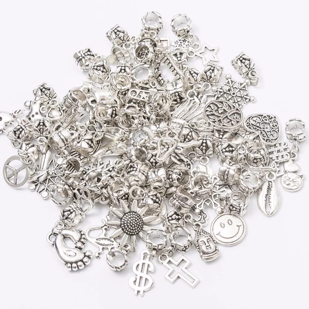 DIY Jewelry Tibetan Silver Beads New European Mixing 30pcs for Pandora Bracelet & Pendant Charms JS1495
DIY Jewelry Tibetan Silver Beads New European Mixing 30pcs for Pandora Bracelet & Pendant Charms JS1495