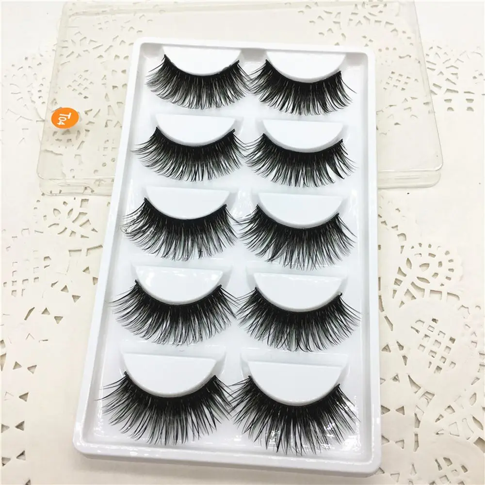 5 Pairs/Box Black&Green Long Thick Cross Full Strip False Eyelashes Fake Eye Lashes Extension Makeup Tools
5 Pairs/Box Black&Green Long Thick Cross Full Strip False Eyelashes Fake Eye Lashes Extension Makeup Tools
