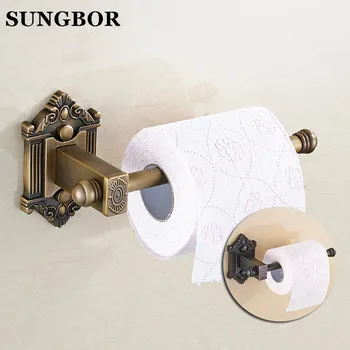 Antique Copper Roll Holder Retro European Creative Towel Rack Toilet Paper Holder Bathroom Pendant Paper Holder HY-93808F
Antique Copper Roll Holder Retro European Creative Towel Rack Toilet Paper Holder Bathroom Pendant Paper Holder HY-93808F