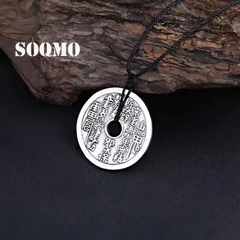SOQMO New Buddha Men Women Pendant 925 Sterling silver Ethnic Blessing Lucky Coin Necklace Pendant women men Gift Jewelry SQM127
SOQMO New Buddha Men Women Pendant 925 Sterling silver Ethnic Blessing Lucky Coin Necklace Pendant women men Gift Jewelry SQM127