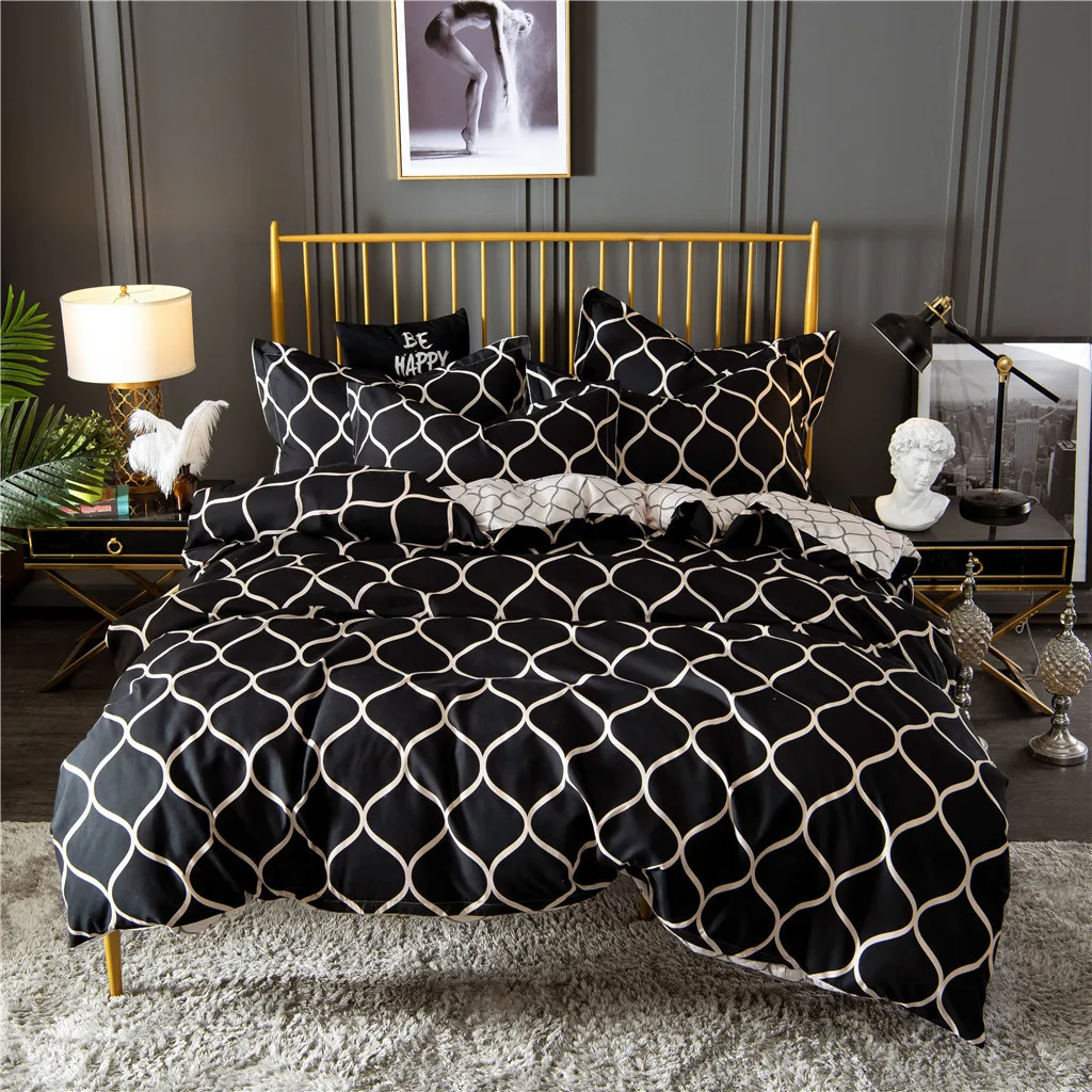 Gacsidy Store 3Pcs Bedding Beds case Comforters Cover dormroom Geometric Home & Living King Pillows Simple
Gacsidy Store 3Pcs Bedding Beds case Comforters Cover dormroom Geometric Home & Living King Pillows Simple