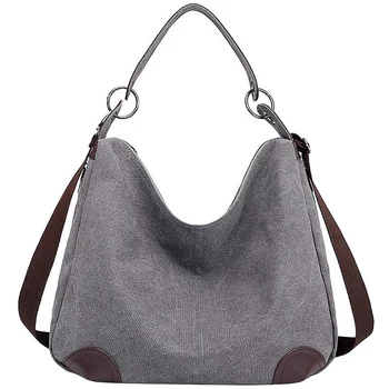 Canvas Handbag Casual Shoulder Bags Purse Top Handle Handbags Crossbody Bags For Women (Gray)
Canvas Handbag Casual Shoulder Bags Purse Top Handle Handbags Crossbody Bags For Women (Gray)