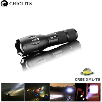 Linterna Led Flashlight XM-L T6 3800LM Waterproof Zoomable CREE LED Tactical Flashlight Torch 18650 Rechargeable Battery or AAA
Linterna Led Flashlight XM-L T6 3800LM Waterproof Zoomable CREE LED Tactical Flashlight Torch 18650 Rechargeable Battery or AAA