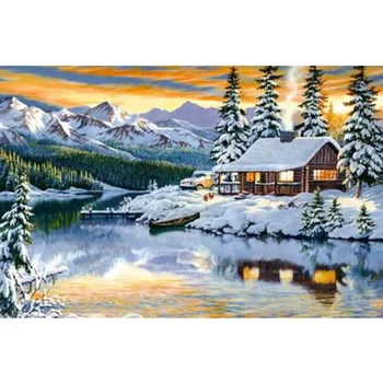 Home Decor DIY Diamond Painting Snow Cottage 5D Full Diamond Embroidery Mosaic Pictures of Rhinestones Winter Landscape Wall Art
Home Decor DIY Diamond Painting Snow Cottage 5D Full Diamond Embroidery Mosaic Pictures of Rhinestones Winter Landscape Wall Art