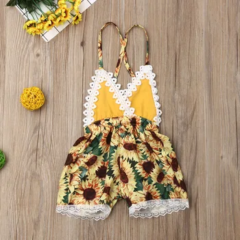 Emmababy Summer Newborn Baby Girl Clothes Sleeveless Backless Flower Print Tassels Romper Jumpsuit One-Piece Outfit Sunsuit 
Emmababy Summer Newborn Baby Girl Clothes Sleeveless Backless Flower Print Tassels Romper Jumpsuit One-Piece Outfit Sunsuit