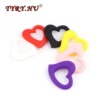 TYRY.HU Heart Shaped Silicone Teethers 1PC Food Grede Baby Teethers Newborn Tooth Care Toys Baby Teething Chewed Silicone Beads
TYRY.HU Heart Shaped Silicone Teethers 1PC Food Grede Baby Teethers Newborn Tooth Care Toys Baby Teething Chewed Silicone Beads