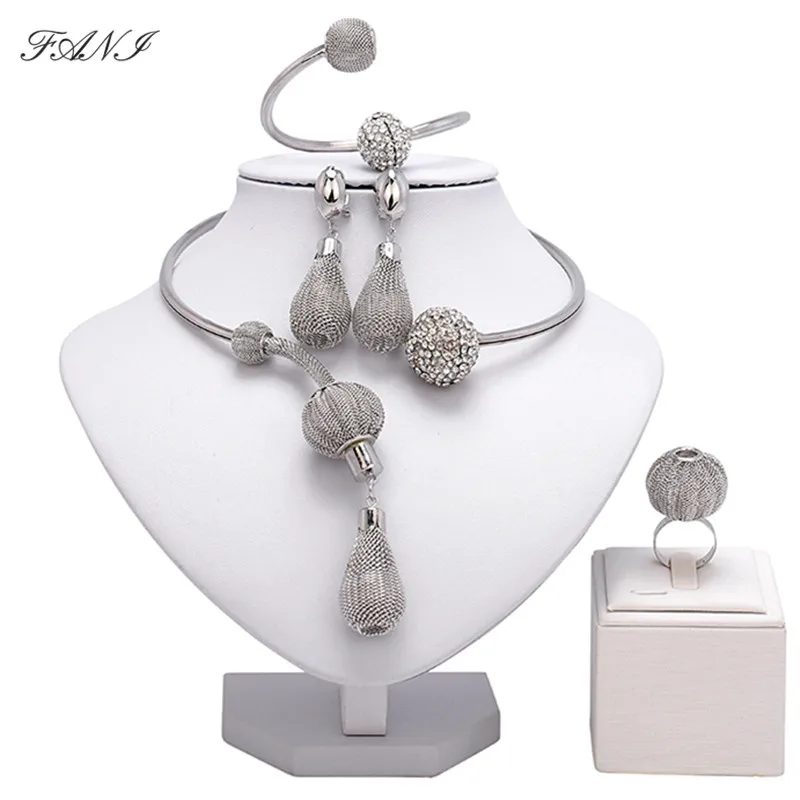 Fani quality fashion african beads jewelry set Brand Dubai Gold-colorful Crystal jewelry set Wedding Women Bridal Accessories
Fani quality fashion african beads jewelry set Brand Dubai Gold-colorful Crystal jewelry set Wedding Women Bridal Accessories