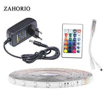 5M RGB Led Strip Light 3528 2835 flexible light strip 12V No waterproof Led ribbon Diode tape 300leds 24key IR remote controller
5M RGB Led Strip Light 3528 2835 flexible light strip 12V No waterproof Led ribbon Diode tape 300leds 24key IR remote controller