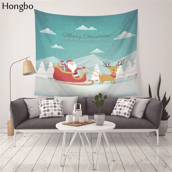Hongbo Merry Christmas Tapestry Snown Deer Santa Claus Snowflake Pattern New Year Living Room Wall Hanging Decoration Blankets
Hongbo Merry Christmas Tapestry Snown Deer Santa Claus Snowflake Pattern New Year Living Room Wall Hanging Decoration Blankets