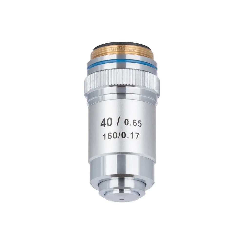 AmScope 40X (Spring) Achromatic Microscope Objective for Compound Microscopes A40X-V300
AmScope 40X (Spring) Achromatic Microscope Objective for Compound Microscopes A40X-V300