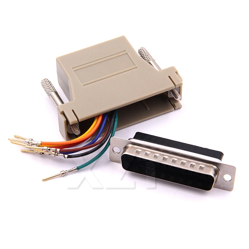 AT for compatible converter adapter DB25M to RJ45 cable RS232 DB25 Male Adapter modem adapter DB25 to RJ45 adapter
AT for compatible converter adapter DB25M to RJ45 cable RS232 DB25 Male Adapter modem adapter DB25 to RJ45 adapter