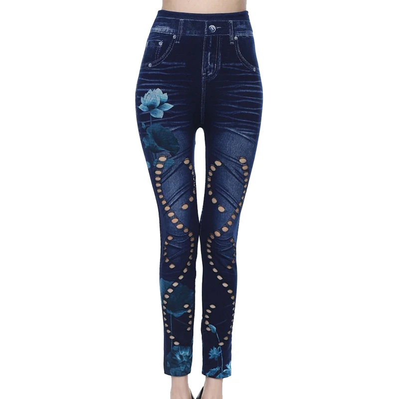 Seamless Sports Yoga Pants Women Jean Printed Lily Hollow Leggings High Elastic Fitness Gym Pants High Waist Yoga Gym Trousers
Seamless Sports Yoga Pants Women Jean Printed Lily Hollow Leggings High Elastic Fitness Gym Pants High Waist Yoga Gym Trousers