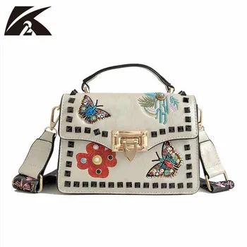 Fashion Embroidery White Women Small Messenger Bags Rivets Studded Shoulder Bag Female Handbags Crossbody Bags for Women
Fashion Embroidery White Women Small Messenger Bags Rivets Studded Shoulder Bag Female Handbags Crossbody Bags for Women