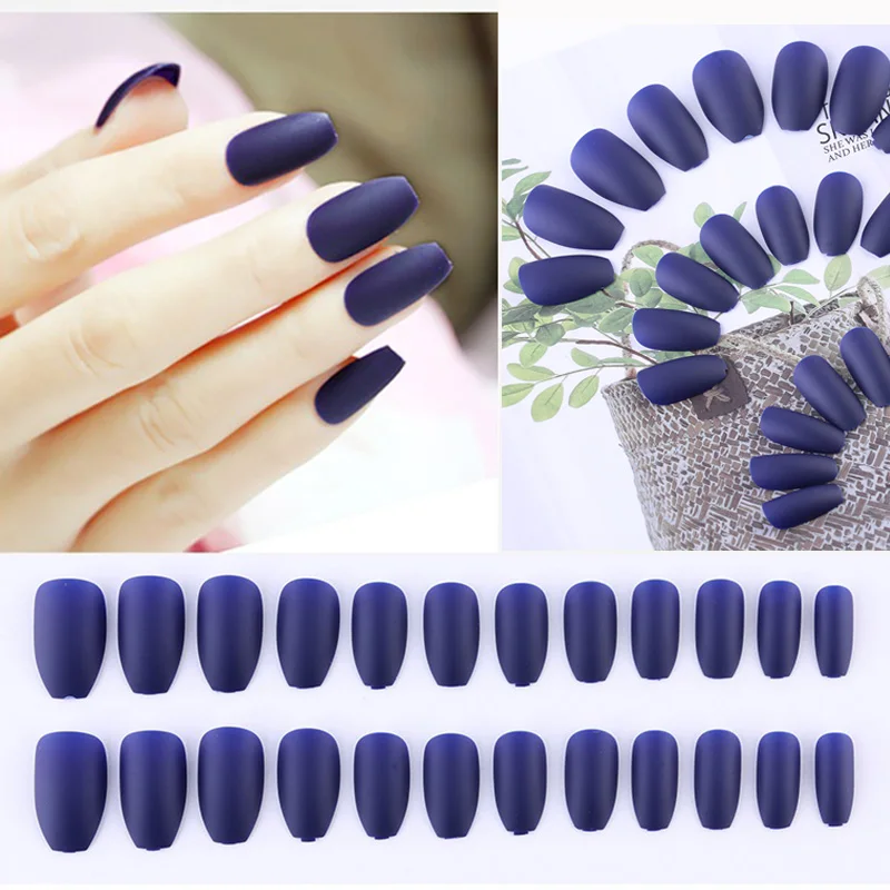 24pcs/set Professionals Matte Fake Nail Tips Full False Ballerina Nails Acrylic Nail Art Forms Extension Long Press On Nails
24pcs/set Professionals Matte Fake Nail Tips Full False Ballerina Nails Acrylic Nail Art Forms Extension Long Press On Nails