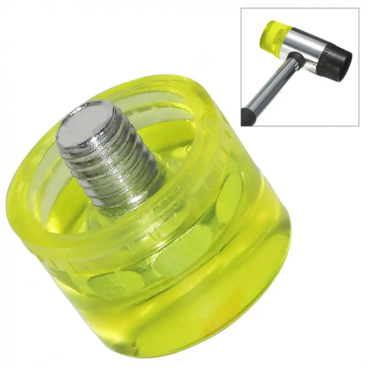 25mm Rubber Hammer Work Glazing Window Beads Hammer with Replaceable Hammer Head Nylon Head Mallet Tool
25mm Rubber Hammer Work Glazing Window Beads Hammer with Replaceable Hammer Head Nylon Head Mallet Tool