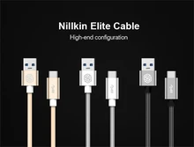 Original Nillkin Elite Cable Type-C to USB 3.0 Data Cable 5V 3A Quick Charge Cable For HUAWEI/HTC/MEIZU/LG/LETV/Xiaomi