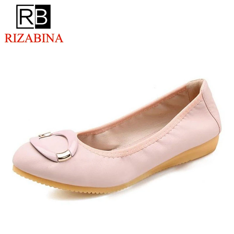 RIZABINA/классические женские туфли на плоской подошве однотонные мягкие Лоферы без