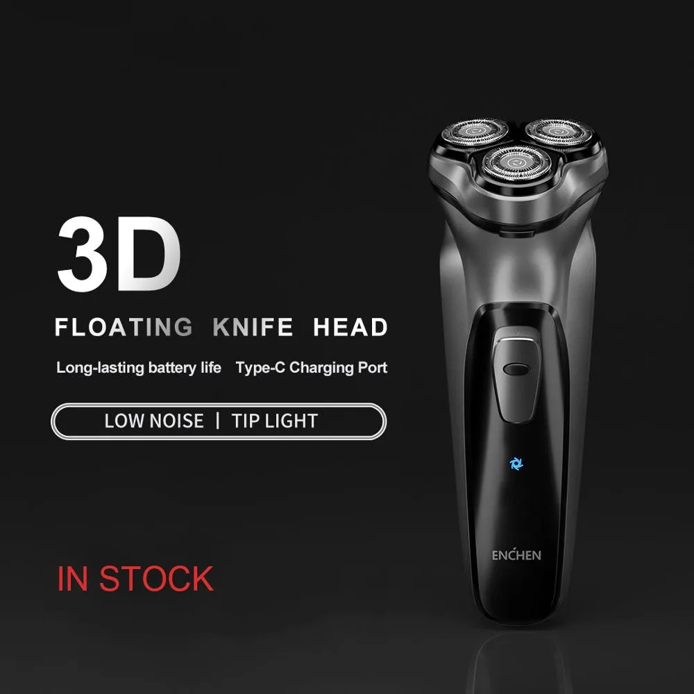 Original Xiaomi Enchen BlackStone 3D Electric Shaver Razor, Men Washable Type-C USB Rechargeable Shaving Beard Machine
Original Xiaomi Enchen BlackStone 3D Electric Shaver Razor, Men Washable Type-C USB Rechargeable Shaving Beard Machine
