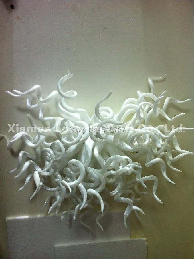 Free Shipping Pop Design White Murano Glass Lamp