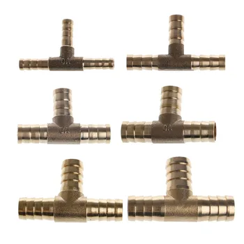 6-16mm Brass T Piece 3 Way Fuel Hose Joiner Connector For Air Oil Gas dropshipping
6-16mm Brass T Piece 3 Way Fuel Hose Joiner Connector For Air Oil Gas dropshipping