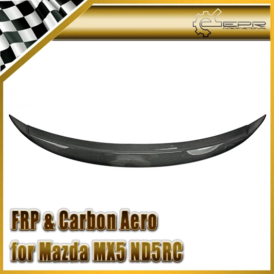Car-styling For Mazda MX5 ND Miata Garage Vary Style Carbon Fiber Ducktail Rear Spoiler Glossy Fibre Finish Trunk Wing Bodykit
Car-styling For Mazda MX5 ND Miata Garage Vary Style Carbon Fiber Ducktail Rear Spoiler Glossy Fibre Finish Trunk Wing Bodykit