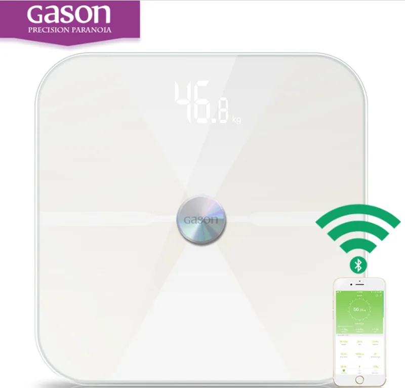 premium Original GASON T6 smart weighing scale digital scale support Bluetooth APP Android or IOS
premium Original GASON T6 smart weighing scale digital scale support Bluetooth APP Android or IOS