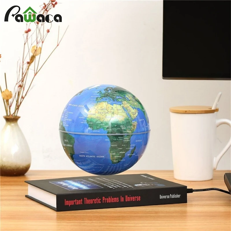 New Floating Tellurion Book Shape Base Magnetic Levitation Floating Globe World Map US Plug Home Office Decoration
New Floating Tellurion Book Shape Base Magnetic Levitation Floating Globe World Map US Plug Home Office Decoration