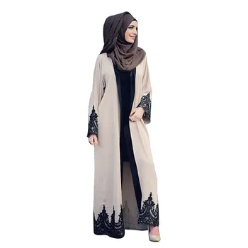 New abaya for women lace long sleeve muslim dress Islamic turkish women clothing Djellaba Robe Dress
New abaya for women lace long sleeve muslim dress Islamic turkish women clothing Djellaba Robe Dress