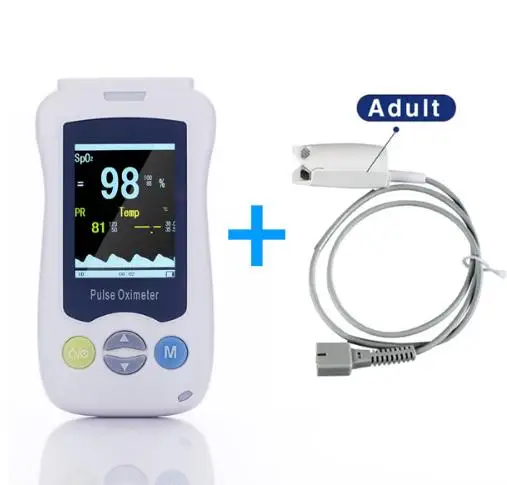 Adult Sensor Handheld Pulse Oximeter With Temperature Probe Blood Oxygen Monitor,2.4 LCD,Pulse Oximetro CE Approval
Adult Sensor Handheld Pulse Oximeter With Temperature Probe Blood Oxygen Monitor,2.4 LCD,Pulse Oximetro CE Approval