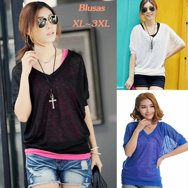 Summer 2015 Transparent Shirt Bat Sleeve Plus Size Blouse Women Clothing Linen Smock Loose Tops Shirts Femininas Sexy Sun Shirt
Summer 2015 Transparent Shirt Bat Sleeve Plus Size Blouse Women Clothing Linen Smock Loose Tops Shirts Femininas Sexy Sun Shirt
