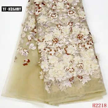 YF HZGJMY French Lace High Quality Beaded Lace Fabric 3d Flowers Embroidery Tulle Lace Gold Net Lace Fabric 2019 A2218
YF HZGJMY French Lace High Quality Beaded Lace Fabric 3d Flowers Embroidery Tulle Lace Gold Net Lace Fabric 2019 A2218