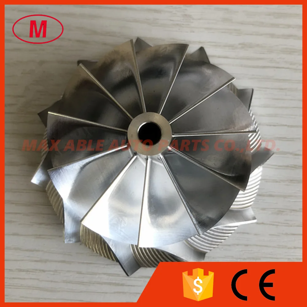 HX40 66.65/84.00mm 11+0 performance design Turbocharger Billet/milling/Aluminum 2618 compressor wheel for racing
HX40 66.65/84.00mm 11+0 performance design Turbocharger Billet/milling/Aluminum 2618 compressor wheel for racing