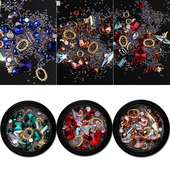1 Box Mixed 3D Nail Art Rhinestones For Nails Crystal Stones Strass Nail Art Decorations DIY Jewelry Manicure Nail Accessories
1 Box Mixed 3D Nail Art Rhinestones For Nails Crystal Stones Strass Nail Art Decorations DIY Jewelry Manicure Nail Accessories