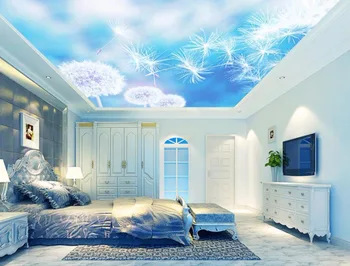 Romantic Ceiling 3D Wall paper Customize Dandelion 3D Wallpaper Living room 3D Ceiling Luxury Wallpaper
Romantic Ceiling 3D Wall paper Customize Dandelion 3D Wallpaper Living room 3D Ceiling Luxury Wallpaper