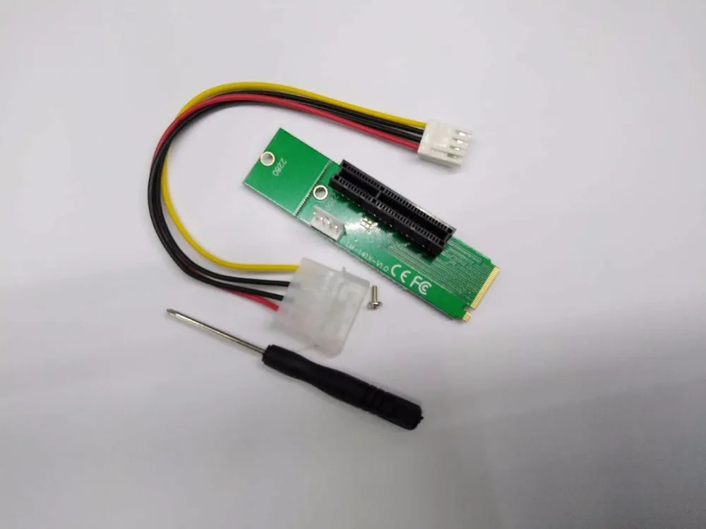 Free shipping NGFF M2 to PCI-e 4x Slot Riser Card M key M.2 SSD Port PCI Express adapter Convertor 10pcs/lot |