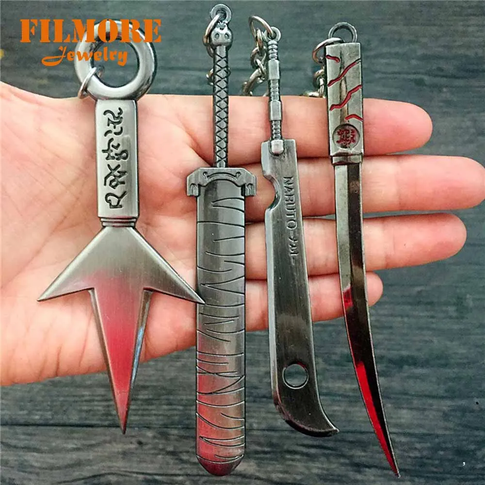 10 Models Naruto Keychain Sasuke Uchiha Kunai Weapon Sword Spear Key Chain Key Ring Figure For Men Car Women Toy Jewelry Gifts
10 Models Naruto Keychain Sasuke Uchiha Kunai Weapon Sword Spear Key Chain Key Ring Figure For Men Car Women Toy Jewelry Gifts