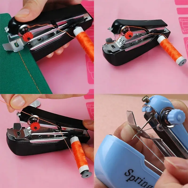 Useful Portable Needlework Cordless Mini Hand-held Clothes Fabrics Sewing Machin For Home Travel To Use Mini Sewing Accessory
Useful Portable Needlework Cordless Mini Hand-held Clothes Fabrics Sewing Machin For Home Travel To Use Mini Sewing Accessory