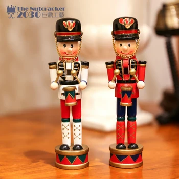 New 2pcs 1Set 18Cm Tall Christmas Holiday Nutcracker Colors Drums People Vintage German Wooden Table Walnut Toy Zakka Dolls
New 2pcs 1Set 18Cm Tall Christmas Holiday Nutcracker Colors Drums People Vintage German Wooden Table Walnut Toy Zakka Dolls