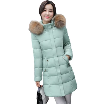 2018 Winter Coat Women Faux Fur Collar Zipper Pockets Coats Ladies Cotton-padded Jacket Womens Parkas with Detachable Clearance
2018 Winter Coat Women Faux Fur Collar Zipper Pockets Coats Ladies Cotton-padded Jacket Womens Parkas with Detachable Clearance