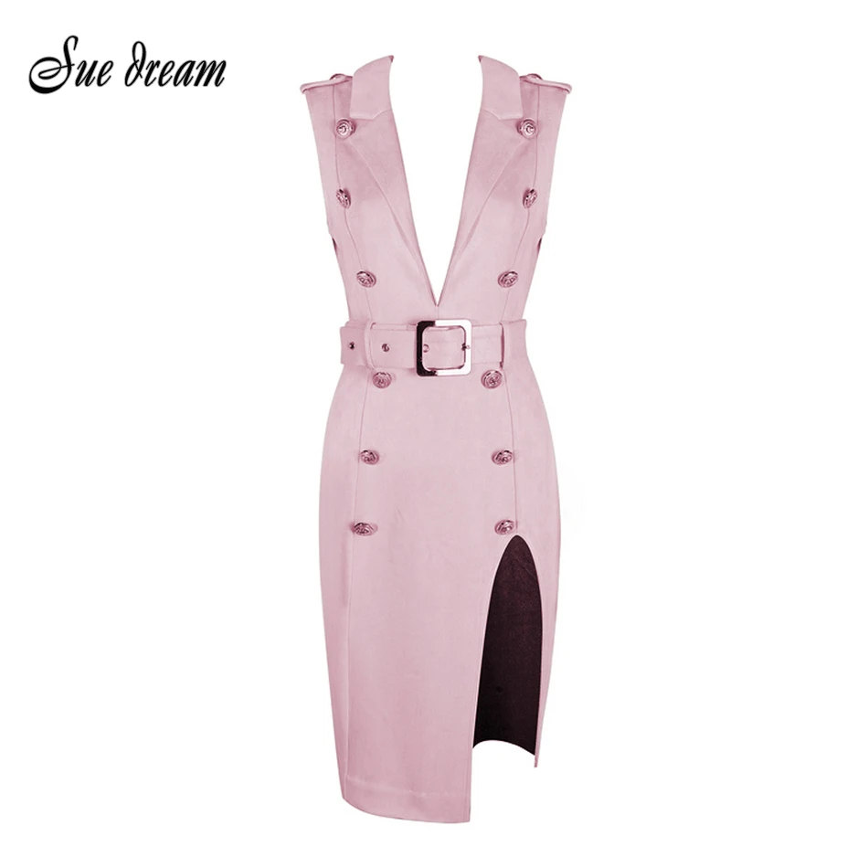 2017 Summer new women sleeveless v neck dress sexy bodycon buttons sashes celebrity party purple apricot white dresses vestidos
2017 Summer new women sleeveless v neck dress sexy bodycon buttons sashes celebrity party purple apricot white dresses vestidos