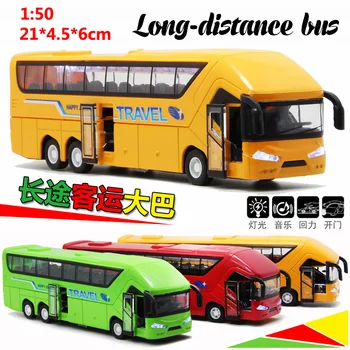 21 CM Diecast Alloy and ABS car model Long-distance bus Music light the door open Children city bus toy gift
21 CM Diecast Alloy and ABS car model Long-distance bus Music light the door open Children city bus toy gift