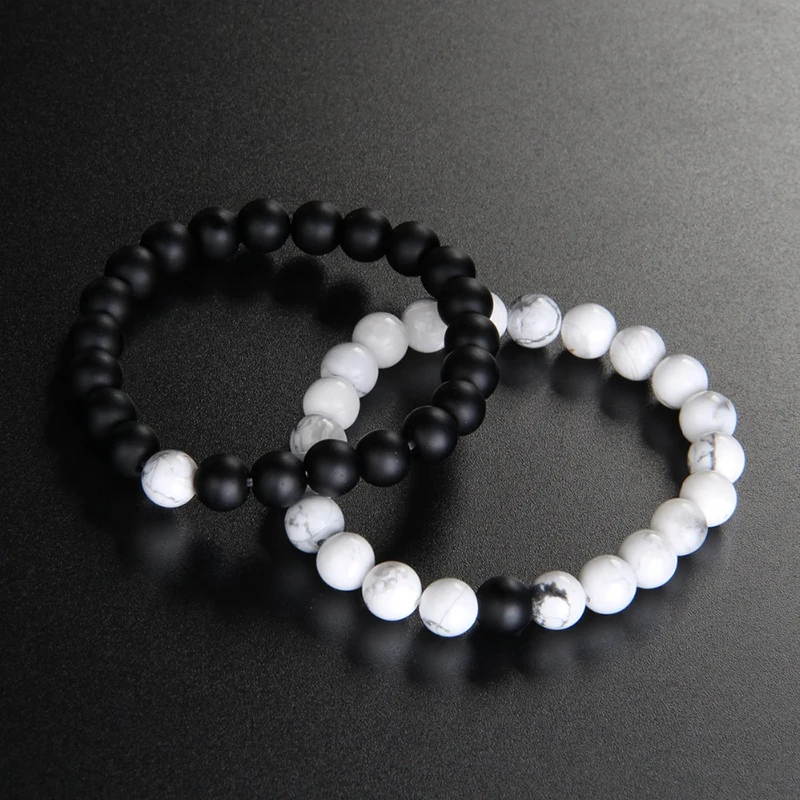 Classic Black White Natural Stone Bracemet For Men Women Minimalist Yinyang Distance Braslet Couple Braclet Casual Jewelry Gift
Classic Black White Natural Stone Bracemet For Men Women Minimalist Yinyang Distance Braslet Couple Braclet Casual Jewelry Gift