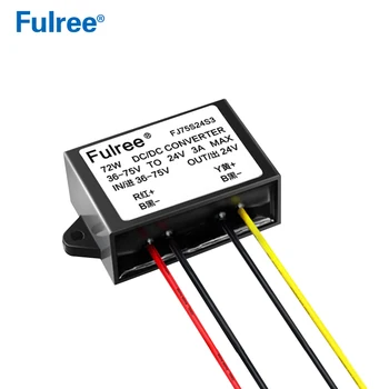 DC 48V 60V (36-75V) to DC 24V 1A 2A 3A Car Truck Golf Cart Step Down Buck Power Converter Control Circuitry Module Dropshipping
DC 48V 60V (36-75V) to DC 24V 1A 2A 3A Car Truck Golf Cart Step Down Buck Power Converter Control Circuitry Module Dropshipping