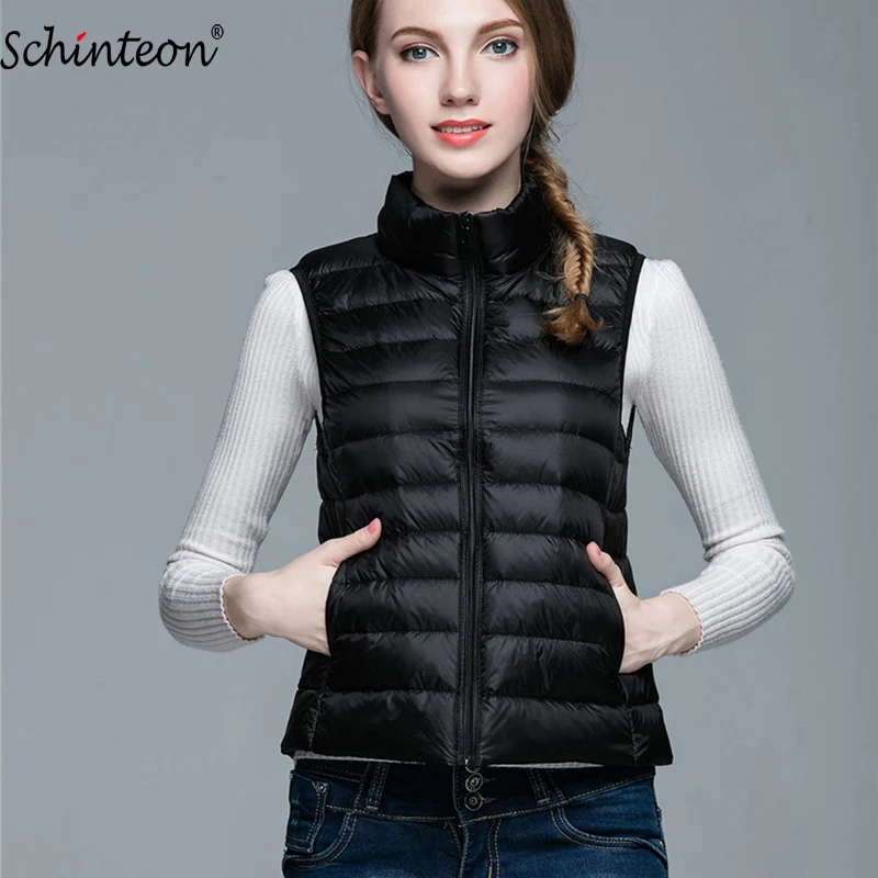 2018 Schinteon 90% White Duck Down Vest Gielt Casual Waistcoat Spring Autumn Women Light Down Jacket New 12 Colors
2018 Schinteon 90% White Duck Down Vest Gielt Casual Waistcoat Spring Autumn Women Light Down Jacket New 12 Colors