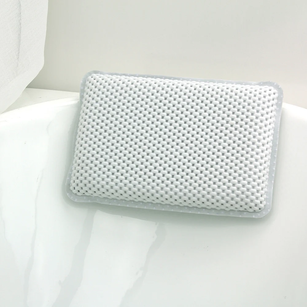 Flexible Soft PU Bath Pillow Bathtub Spa Pillow Headrest Bathroom Supplies Shoulder Neck Pillow With Silica Gel Suction Cups
Flexible Soft PU Bath Pillow Bathtub Spa Pillow Headrest Bathroom Supplies Shoulder Neck Pillow With Silica Gel Suction Cups